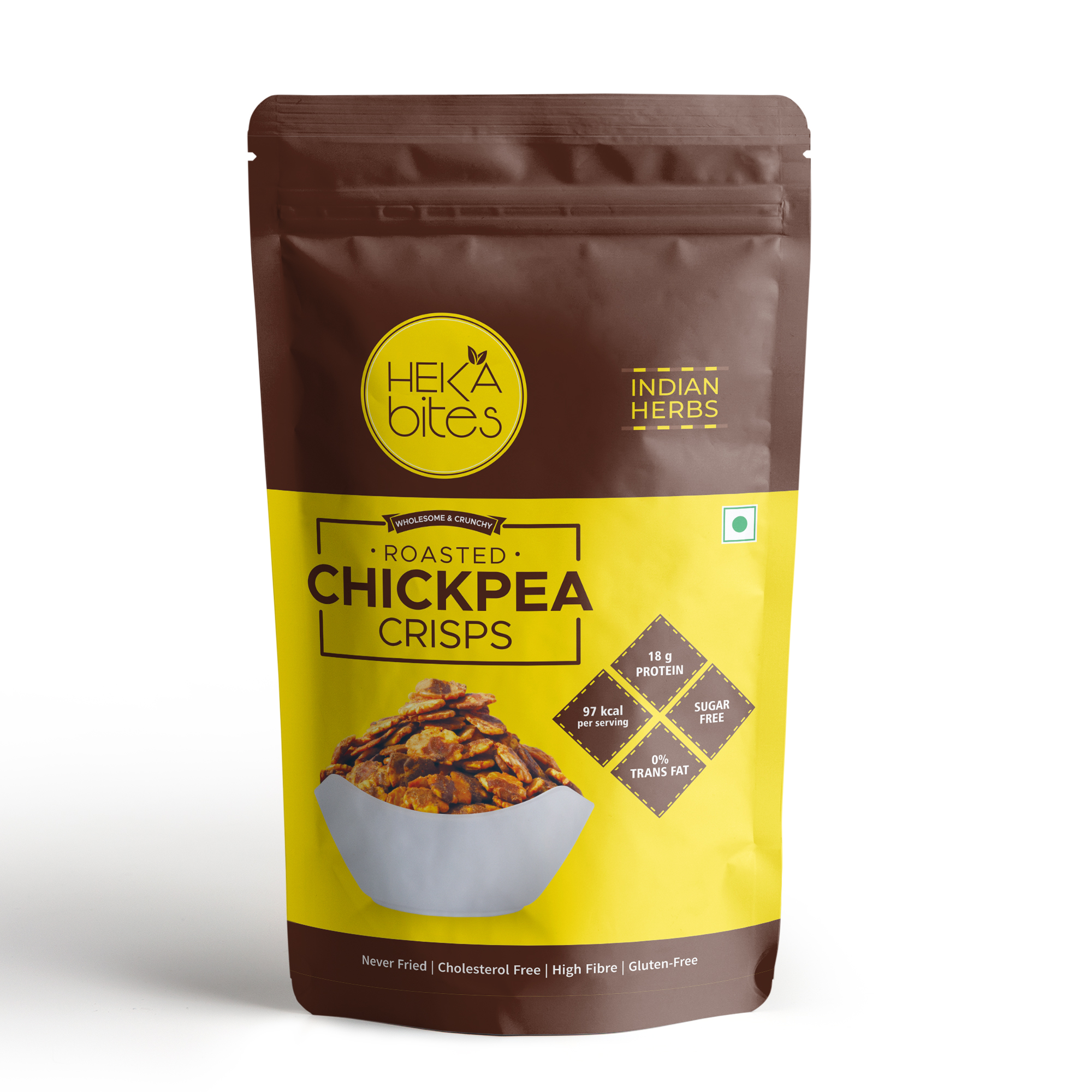 Roasted Chickpea Crisps ( Pack of 3 150 grams)
