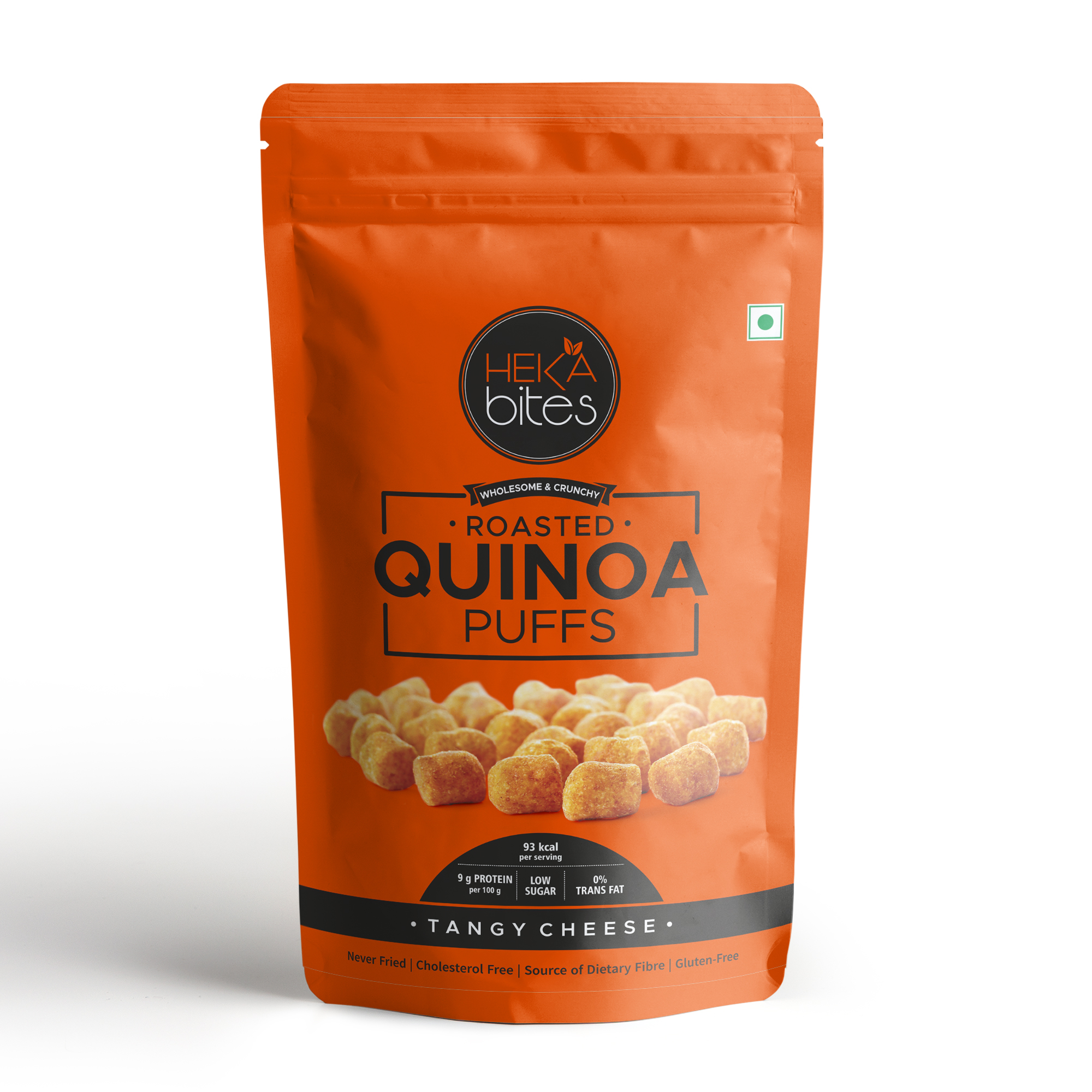 Quinoa Puffs - Tangy Cheese (2 Pack of 100 grams)