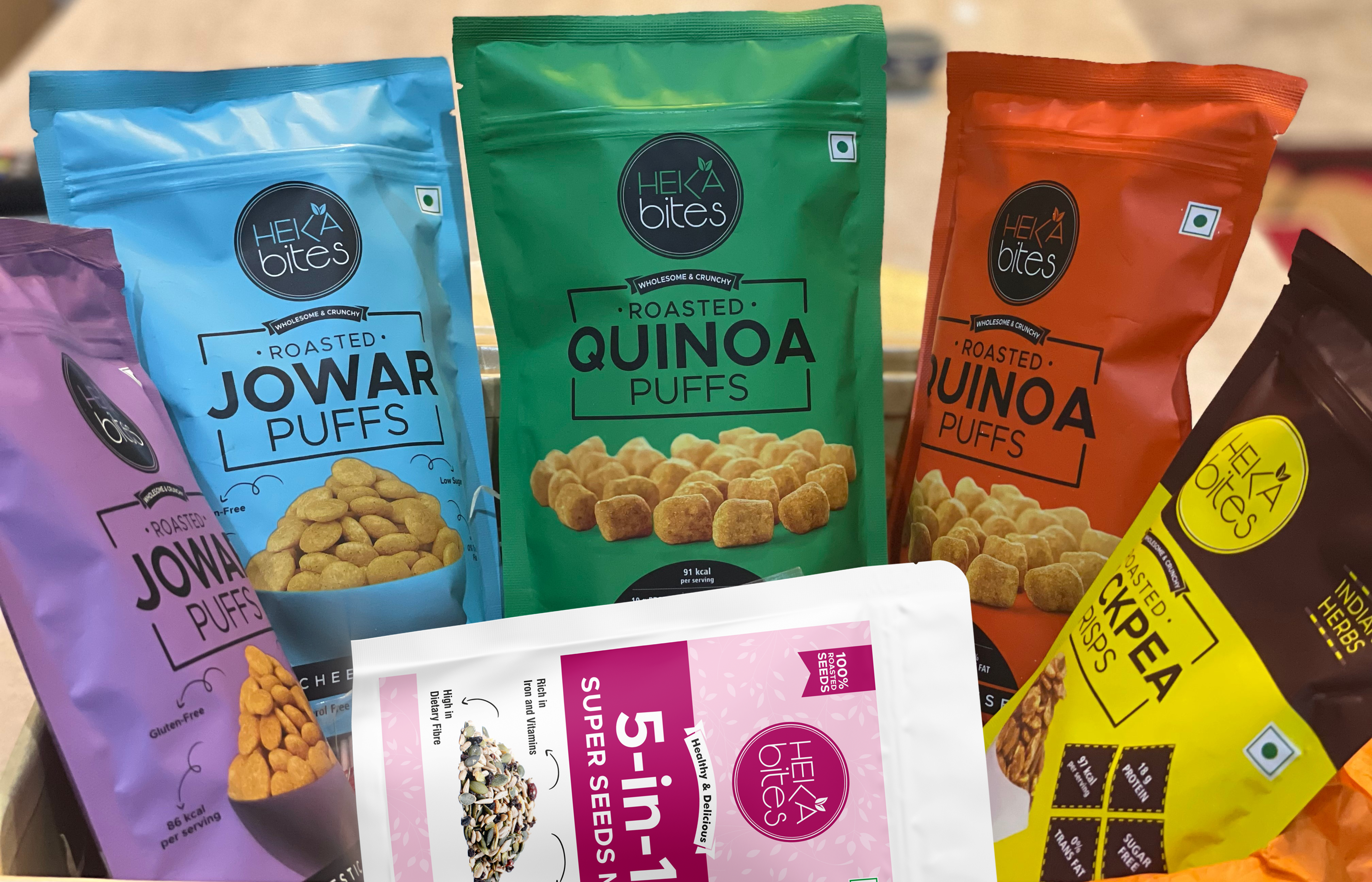 Heka Bites Gourmet Hamper with Healthy and Delicious Snacks