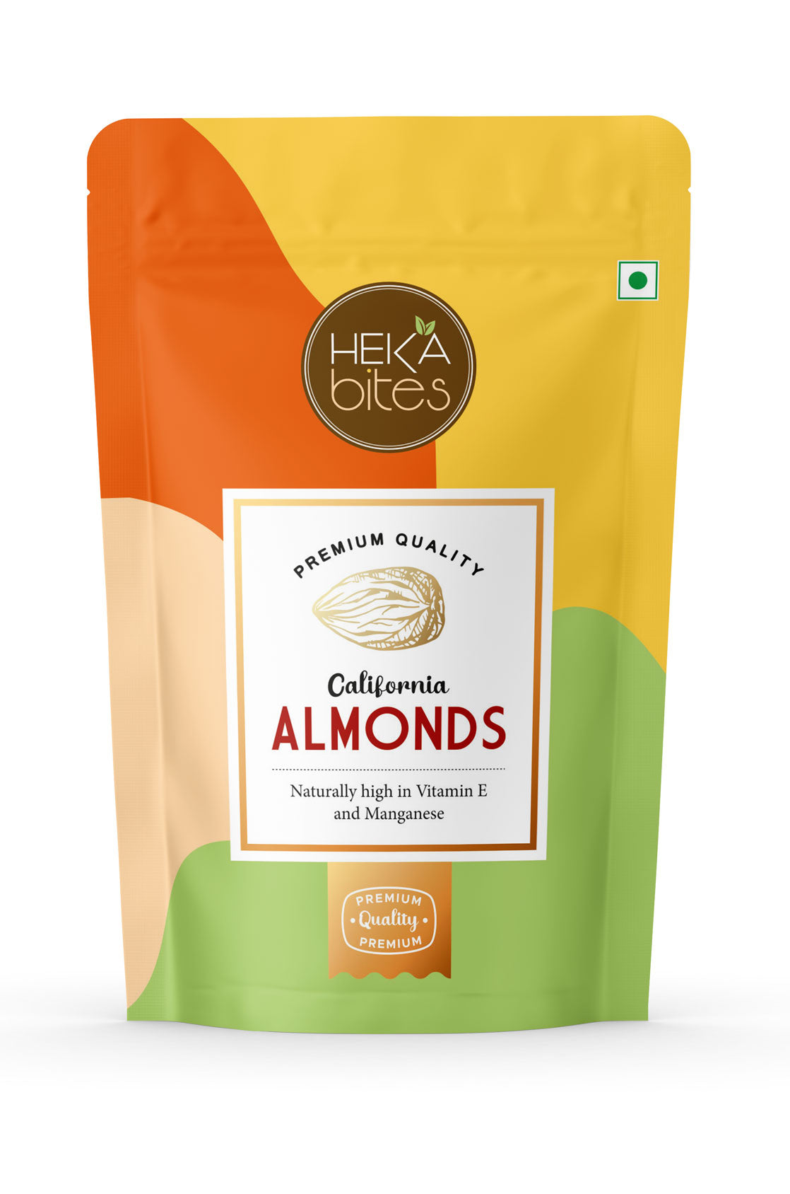Heka Bites Premium California Almonds (450g)