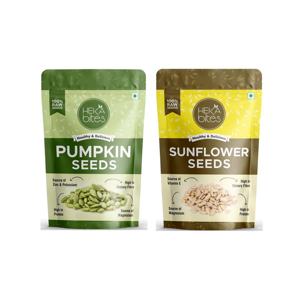 Heka Bites Wellness Combo - Sunflower seeds & Pumpkin seeds